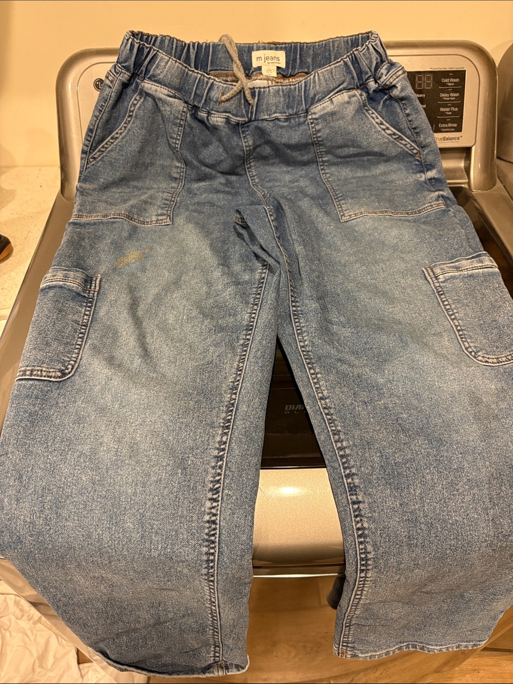 Maurices Light Blue Wide Leg Jeans
